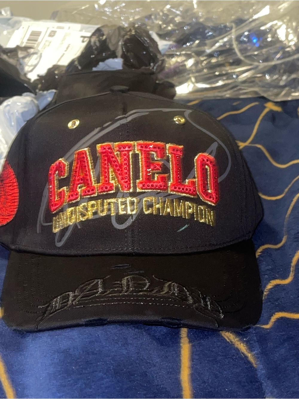 Canelo Undisputed Champion Black Baseball Cap